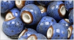 Porcelain Beads - Blue