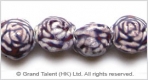 Porcelain Beads - Purple/Pink