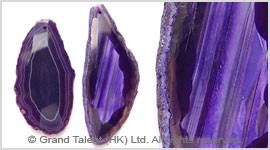 Purple Madagascar Agate Pendant