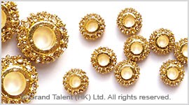 Rhinestone Alloy Spacers