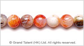 Red Brioche Agate