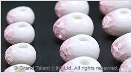 White Porcelain Bead