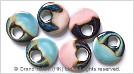 Multi Color Ceramic Porcelain Donuts