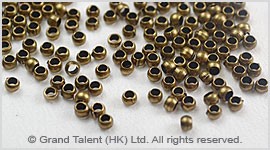 Brass Crimp Beads