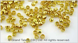 Brass Crimp Beads