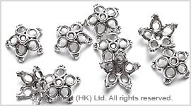 Alloy Flower Bead Cap