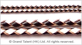 Braided Genuine Leather Cord