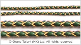 Braided Genuine Leather Cord