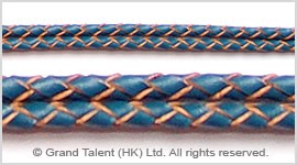 Braided Genuine Leather Cord