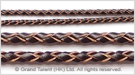 Braided Genuine Leather Cord