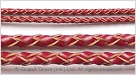 Braided Genuine Leather Cord