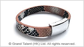 PU Snakeskin Leather Bracelet