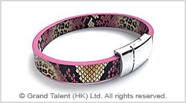 PU Snakeskin Leather Bracelet