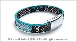 PU Snakeskin Leather Bracelet
