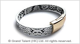 PU Snakeskin Leather Bracelet