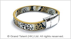 PU Snakeskin Leather Bracelet