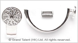 Alloy Leather Clasp