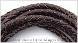 Braided Genuine Leather Cord