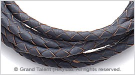 Braided Genuine Leather Cord