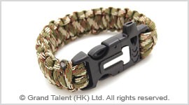 Men's Style Multi Green Paracord Survival Bracelet