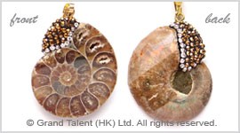 Fossil Ammonite Pendant