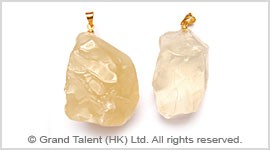 Yellow Opal Rough Pendant