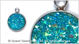 Resin Druzy Charm