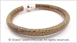 Snakeskin PU Leather Cord Bracelet