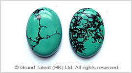 Greenish Blue Turquoise Cabochon