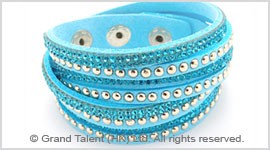 Crystals & Velvet Bracelet