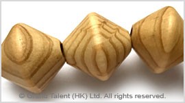 Natural Striped Wood Bead