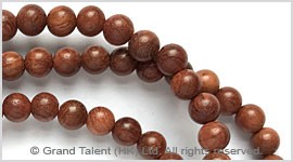 Natural Myanmar Rosewood Bead