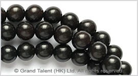 Natural Black Ebony Wood Bead