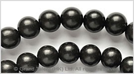 Natural Black Ebony Wood Bead