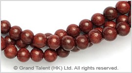 Natural Zambia African Blood Red Sandalwood Bead