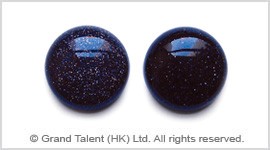 Blue Goldstone Cabochon