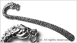 Brass alloy metal bookmark