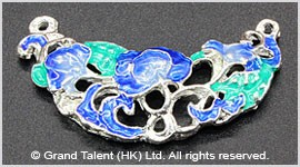 Cloisonne Enamel Alloy Bead Pendant