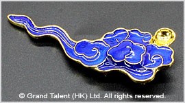 Cloisonne Enamel Alloy Bead Pendant