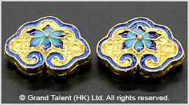 Cloisonne Enamel Alloy Bead Pendant