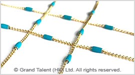 Enamel Brass Chain