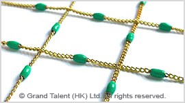 Enamel Brass Chain