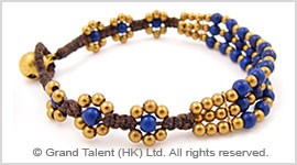 Navy Blue Turquoise Bracelet