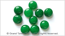 Emerald Green Jade Cabochon