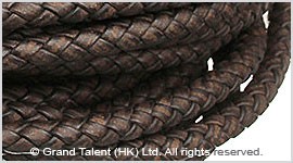 Braided Genuine Leather Cord