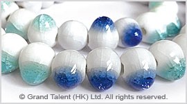 White Porcelain Bead