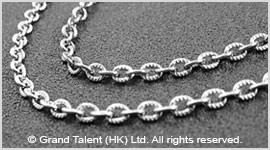 Textured Stainless Steel Chain