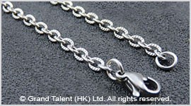 Textured Stainless Steel Chain