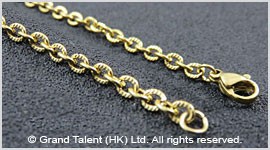 Textured Stainless Steel Chain