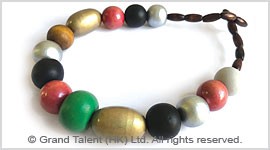 Assorted Natural Wood Beads